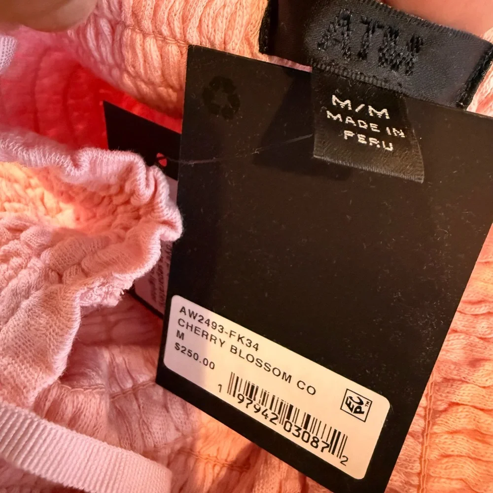 ATM Anthony Thomas Melillo Pink Ombre Maxi Dress. PTP 12-17”. Length 50” - Picture 4 of 5